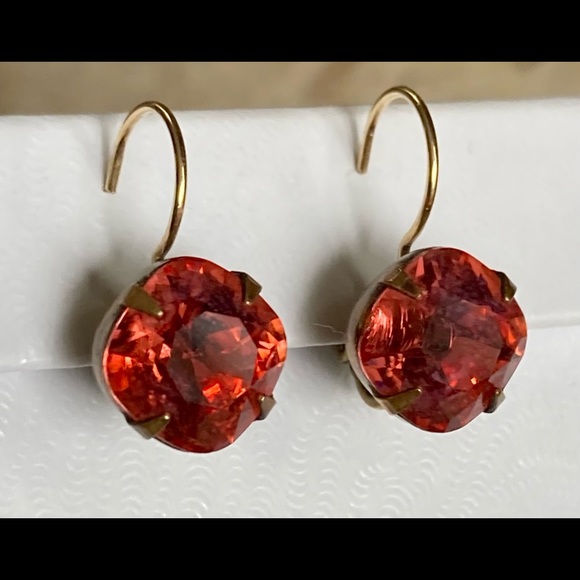 LIZ PAIACIOS Pink Crystal Pierced Earrings - Picture 9 of 14